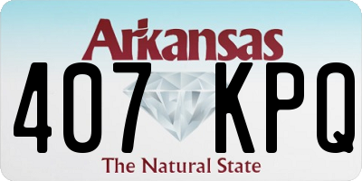 AR license plate 407KPQ