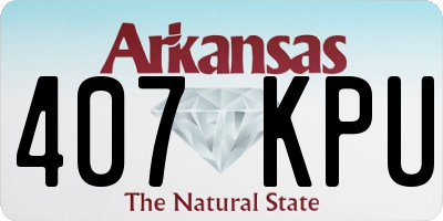 AR license plate 407KPU