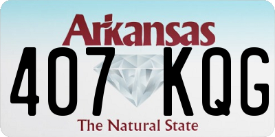 AR license plate 407KQG