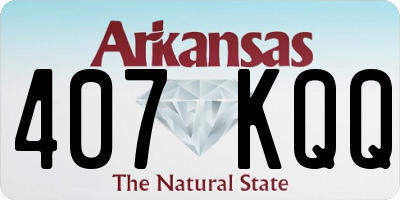 AR license plate 407KQQ