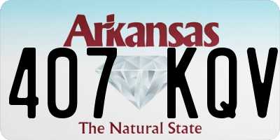 AR license plate 407KQV
