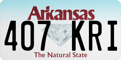 AR license plate 407KRI