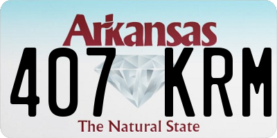 AR license plate 407KRM