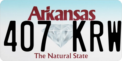 AR license plate 407KRW