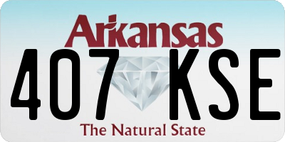 AR license plate 407KSE