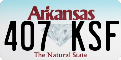AR license plate 407KSF