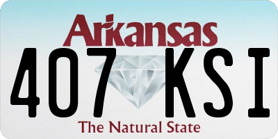 AR license plate 407KSI