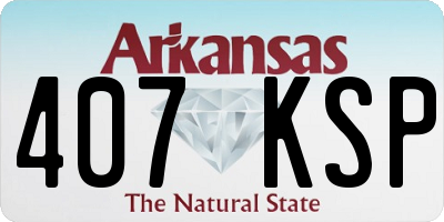 AR license plate 407KSP