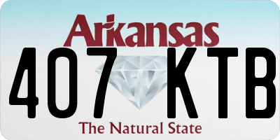 AR license plate 407KTB