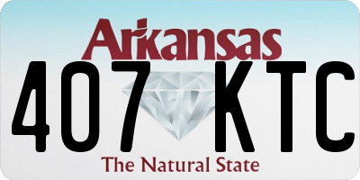 AR license plate 407KTC
