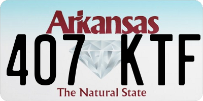 AR license plate 407KTF