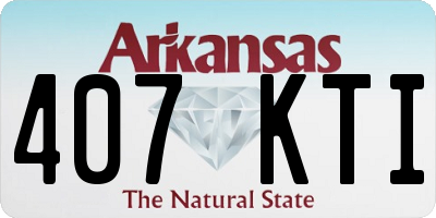 AR license plate 407KTI
