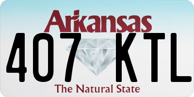 AR license plate 407KTL