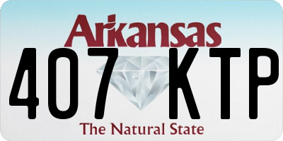 AR license plate 407KTP