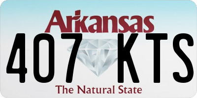 AR license plate 407KTS