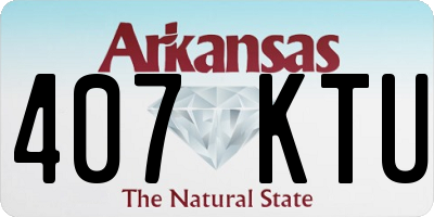 AR license plate 407KTU