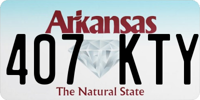 AR license plate 407KTY