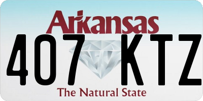 AR license plate 407KTZ