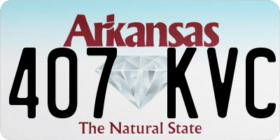 AR license plate 407KVC