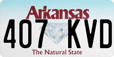 AR license plate 407KVD
