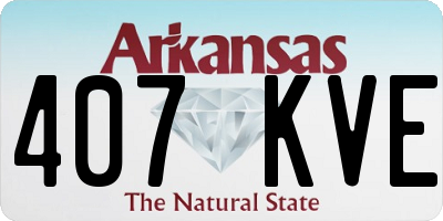 AR license plate 407KVE