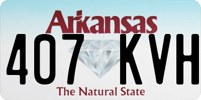 AR license plate 407KVH