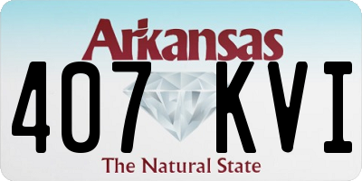 AR license plate 407KVI