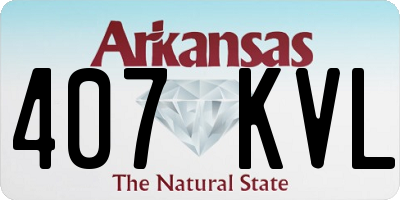 AR license plate 407KVL