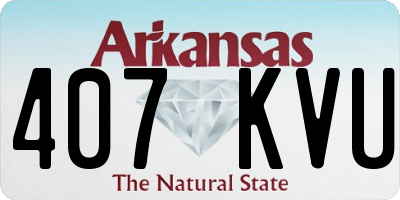 AR license plate 407KVU