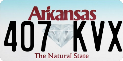 AR license plate 407KVX