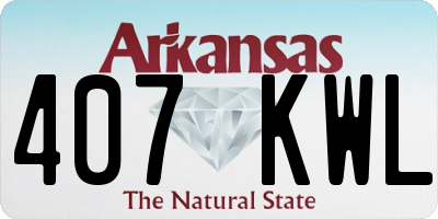 AR license plate 407KWL