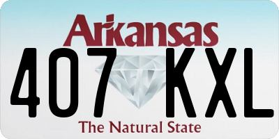 AR license plate 407KXL