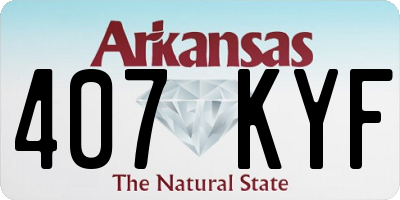 AR license plate 407KYF