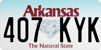AR license plate 407KYK