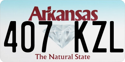 AR license plate 407KZL