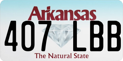 AR license plate 407LBB