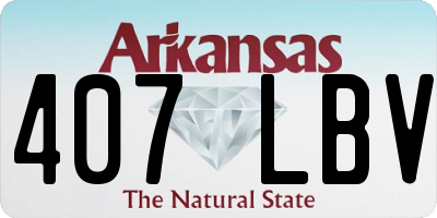 AR license plate 407LBV