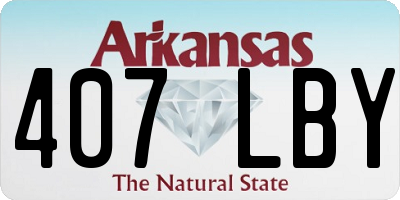 AR license plate 407LBY