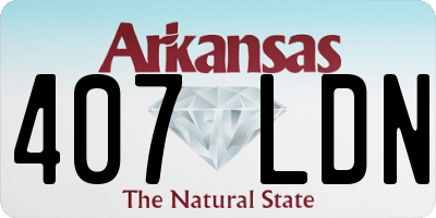 AR license plate 407LDN