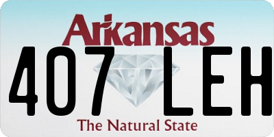 AR license plate 407LEH
