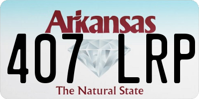 AR license plate 407LRP