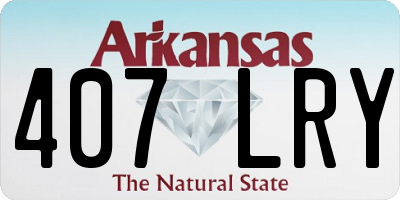 AR license plate 407LRY