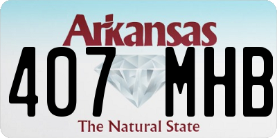 AR license plate 407MHB