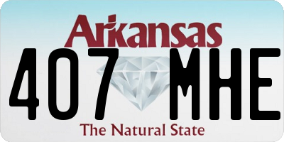 AR license plate 407MHE