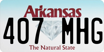AR license plate 407MHG