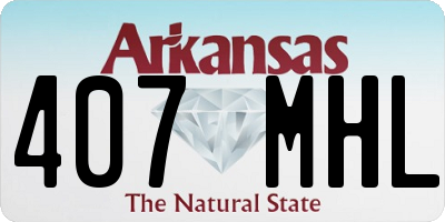AR license plate 407MHL