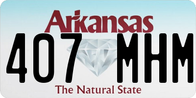 AR license plate 407MHM