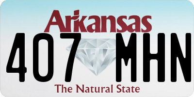 AR license plate 407MHN