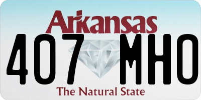 AR license plate 407MHO