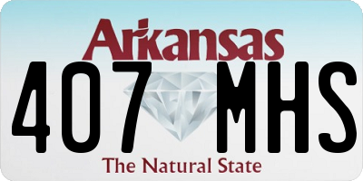 AR license plate 407MHS